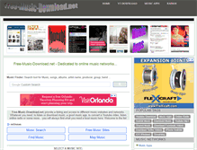 Tablet Screenshot of free-music-download.net